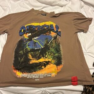 MAN Graphic Tee - Brown